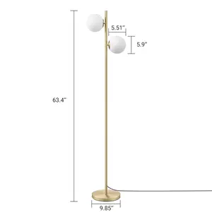 Lámpara de pie de metal de calidad exportada para iluminación y decoración Lámpara de metal en estilo elegante con precios baratos - Product Image 1