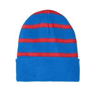 Qualité supérieure 100% coton vente chaude personnalisé Jacquard bonnets adulte mode impression doux hiver bonnet chapeau tricoté broderie - Product Image 6