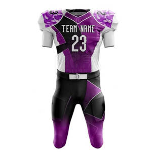 Ropa deportiva Color personalizado Camiseta de fútbol americano Uniforme de secado rápido Uniforme de fútbol americano hecho a medida - Product Image 1