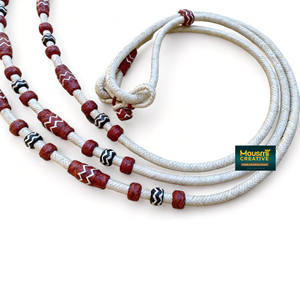 OTM ม้าตะวันตกถักสีขาว Rawhide romal Rein หลายดีไซน์และสีที่มีจำหน่ายตามความต้องการในร้านค้าที่ราคาถูก - Product Image 2