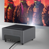 Projecteur intelligent VIVIBRIGHT entièrement anti-poussière, Full HD 1080P natif, 4K, Android, WiFi, 3D, portable, LED, home cinéma, projection TV