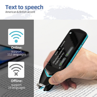 Stylo traducteur intelligent à numérisation de texte en temps réel, mémoire 16 Go, écran couleur 3,99 pouces, traduction hors ligne/en ligne, Android