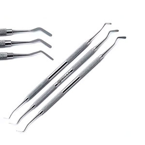 Juego de examen Dental de alta calidad, 3 uds. De instrumentos alemanes, juego Dental básico, espejo, explorador, alicates universitarios, oro hueco - Product Image 3