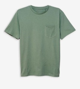 Camisa suave más vendida para hombres algodón/poliéster cuello redondo estilo bolsillo frontal manga corta Color claro uso al aire libre camisa atlética - Product Image 6