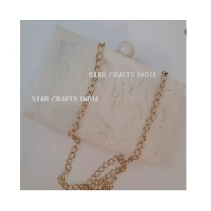 Pochette de créateur en résine personnalisée de luxe sacs de soirée/sacs à main/pochette pour dames vente en gros de pochette de mariée en résine pour la fête - Product Image 1