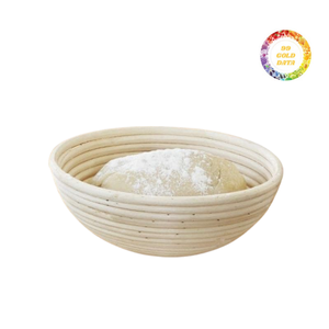Cesta Natural tejida a mano para fruta de ratán de granja moderna para mostrador de cocina y sala de estar - Product Image 2