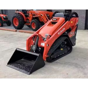 CE EPA Certified Good Price High Quality Stand <b>On</b> Kubota SCL100 Skid Steer Loader Front Loader 9 Ton Rated Load - Product Image 2