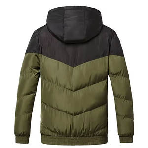 Chaqueta Acolchada Informal de Color Sólido para Hombre, Ropa de Calle, Nueva Moda, Chaqueta Acolchada Cortavientos para Hombre 2025 - Product Image 6