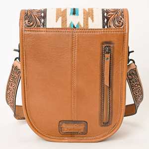 Dernière collection de sacs à main à motifs floraux pour femmes, sac-couverture de selle usiné à la main avec fermeture à glissière, sacoche à bretelles de style occidental - Product Image 5