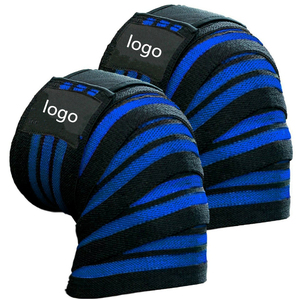 High-Performance <b>Knee</b> Sleeve <b>Brace</b> with Elastic Wrap, Nylon Material, and Anti-Slip Grip for Weightlifting and Athletic <b>Support</b>. - Product Image 1