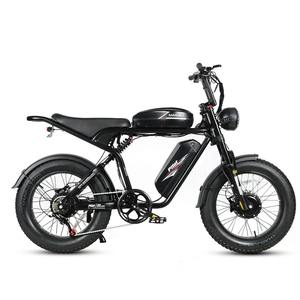 Bicicleta eléctrica Sames-bike de 20 pulgadas, nueva, 2000W, 21 velocidades, cuadro de acero, freno de disco, neumático ancho, para desierto, arena, playa, nieve - Product Image 2