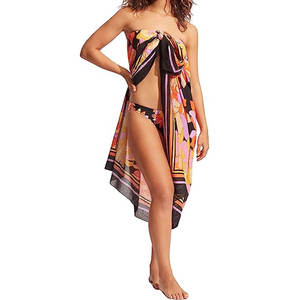 ผ้าโสร่งสำหรับ2023ชุดชายหาดพิมพ์ลายใหม่ผ้าโสร่งสำหรับผู้หญิงผ้าโสร่งชายหาด - Product Image 6