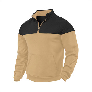 Sudadera con Capucha de Media Cremallera, 100% Algodón, de Secado Rápido, Transpirable, para Invierno, Moda para Exteriores, Venta Caliente, Directo de Fábrica - Product Image 5
