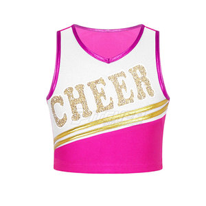 ชุดยูนิฟอร์มเชียร์ลีดเดอร์ของผู้หญิงชุดยูนิฟอร์มโพลีเอสเตอร์100% น้ำหนักเบาเป็นมิตรกับสิ่งแวดล้อมใช้งานกลางแจ้งผลิตตามสั่ง - Product Image 4