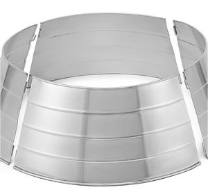 ปลอกคอต้นไม้สีเงินเหล็ก ตกแต่งคริสต์มาส คุณภาพสูง ขายดี ฐานตั้งต้นไม้ ดีไซน์หรูหรา ตกแต่งบ้าน ปีใหม่ งานเลี้ยงคริสต์มาส - Product Image 5