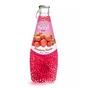 JOJONAVI Boisson aux graines de chia aromatisée à la fraise Bouteille de 290ml Fournisseur en gros Marque privée OEM ODM - Product Image 4