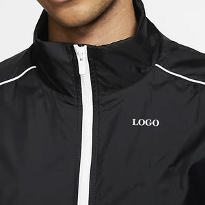 Ensemble de survêtement à rayures avec logo et motifs personnalisés pour hommes / Prix de gros Service OEM Manches longues Vêtements décontractés Coupe ample - Product Image 3