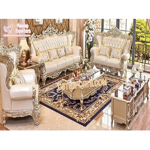 Juego de Muebles de Salón de Diseño de 5 Piezas, Estilo Europeo Clásico Tradicional, Madera de Teca, Construcción Duradera - Product Image 1