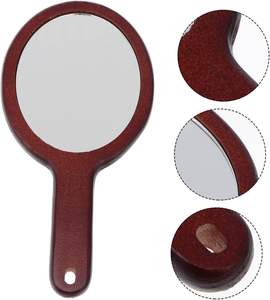 Handheld <b>Vanity</b> <b>Mirror</b> Handle Makeup Portable <b>Vanity</b> Table Makeup <b>Mirror</b> Mini Vintage <b>Vanity</b> Round <b>Mirrors</b> - Product Image 3