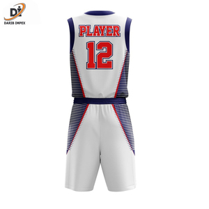 Nouveau 2023 maillots de basket-ball personnalisés sublimés uniques conception uniforme de basket-ball pas cher - Product Image 2