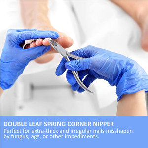 Cortador de Cutículas de Lujo para Manicura y Pedicura, 11 cm, Mango Liso, Resorte de Doble Alambre, Acero Inoxidable, Cortador de Esquinas 2026 - Product Image 4