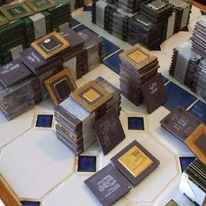 Vente flash : Déchets de CPU en céramique dorée pour le recyclage, y compris les modèles Intel 386/486/Pentium Pro, 100 % originaux, capacité de 100 à 2000 kg/h - Product Image 3