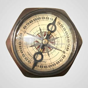 Vintage Brass Antique Pocket <b>Compass</b> Gift <b>Compass</b> Rustic Vintage Home Decor Gifts - Product Image 2