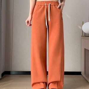 Pantalones Anchos de Chándal de Felpa de 360 g/m², Estilo Urbano, Personalizados, Holgados, Transpirables, con Cintura Elástica, Estilo Hip Hop, Vintage, Largos - Product Image 2