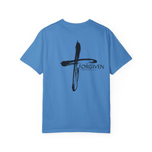 T-shirt Unisex Tinto in Capo con Design a Croce Audace - Maglietta Casual Forgiven - Product Image 1