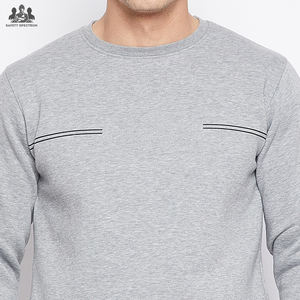 Ensemble de survêtement décontracté pour homme, hiver |   Ensemble de survêtement deux pièces uni et écologique |   Vêtements de sport 100% coton |   Service OEM - Product Image 6