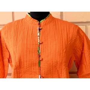 Chaqueta Acolchada Lisa con Manga Larga 100% Algodón Reversible y Abrigo de Invierno Transpirable - Product Image 4