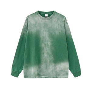 Sweats pour hommes de haute qualité lavage à l'acide poids lourd 400gsm Logo personnalisé tissu éponge française 100% coton 80.20 pour hommes - Product Image 2