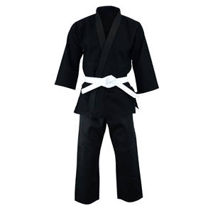 Nuevo Diseño de Uniforme de Karate de Artes Marciales, Uniforme de Karate de Alta Calidad, Duradero, Negro, BJJ Gi, Fabricante de Pakistán, Patrón Sólido - Product Image 2