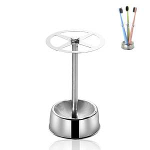 Porte-brosse à dents en métal compact et élégant pour organiser les brosses à dents de manière ordonnée et sécurisée - Product Image 5