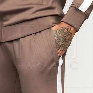 Chándal de lana con capucha para hombre de talla grande de alta calidad con patrón personalizado y estilo de invierno de color - Product Image 4