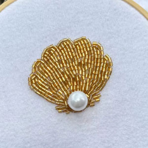 Porte-clés rectangulaire en perles de rocaille vibrantes rose, jaune et vert, style bohème, pour sac de voyage italien, bijou, cadeau pour femme - Product Image 1