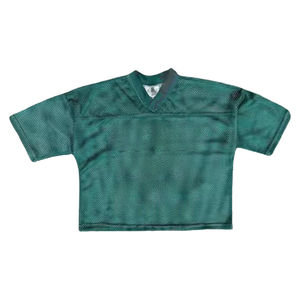 เสื้อฟุตบอลตาข่ายขนาดใหญ่สำหรับผู้ชายเสื้อฟุตบอลแบบย้อนยุค - Product Image 1