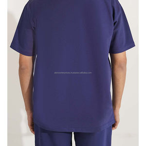 Short de course de fitness d'été taille moyenne pour hommes coton éponge français motif solide fermeture à glissière XS-haut vente en gros style cargo - Product Image 5