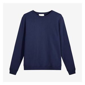 OEM 100% Cotton Men's Crewneck <b>Fleece</b> <b>Sweater</b> Oversized Embroidered Pullover 350gsm for Winter - Product Image 1