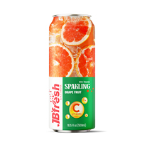 Groothandel Exotische Frisdrank 400Ml Perzik Druif Citroen Ananassap Mousserende Drank Private Label Prime Koolzuurhoudende Frisdranken