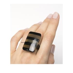 Anillos de Joyería Religiosa de Cuerno al por Mayor, Excelente Calidad, Artesanía Natural de la India, Embalaje Personalizable para Compromiso y Boda - Product Image 1