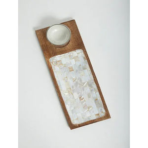 Trending Design Plateau et plateau à chocolat pour dessert fait à la main Assiette et plateau de villégiature en bois de grande taille de la plus haute qualité - Product Image 6