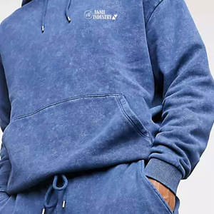 ชุดวอร์มย้อมสีแบบแอซิดวอชคุณภาพสูงสำหรับผู้ชาย รับผลิตตามแบบที่คุณต้องการ ชุดวอร์มย้อมสีแบบแอซิดวอชสำหรับผู้ชายในราคาถูก - Product Image 4