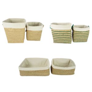 Hot Sale <b>Wicker</b> Plant Zigzag Sew <b>Basket</b> Seagrass Water Hyacinth <b>Basket</b> <b>Laundry</b> Storage <b>Laundry</b> With Bathroom - Product Image 1