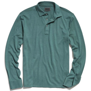 Wholesale Men's <b>Long</b> Sleeve Polo Shirt High Quality Custom Logo Embroidered Golf Casual <b>Top</b> Breathable Knitted Pique Printed - Product Image 4