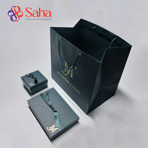 Handmade 2mm Recyclable Kraft Paper Boxes Top Bottom Rigid Glossy Lamination Offset Printing Stylish Foil Coucher for Jewelry - Product Image 5