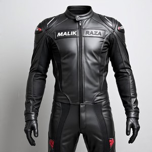 Malik Raza ชุดแข่งรถจักรยานยนต์ชิ้นเดียวแผงยืดยืดหยุ่น | ซิป YKK - Product Image 6