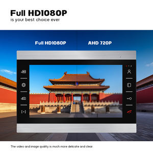 Système d'<span class=keywords><strong>interphone</strong></span> vidéo, sonnette <span class=keywords><strong>avec</strong></span> caméra et moniteur IPS 10 pouces, WiFi, 4 fils, HD 1080P, application Tuya, kit de détection de mouvement - Product Image 6