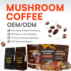 कस्टम ब्रांड आहार पूरक मशरूम कॉफी पाउडर के साथ रेशी शेर मैना चागा कॉर्डिइसेप्स के साथ - Product Image 6
