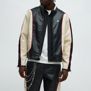 Chaqueta de cuero OEM de alta calidad de último diseño, logotipo personalizado y diseño aceptado, chaquetas de bombardero de cuero de piel de vaca para hombres - Product Image 1